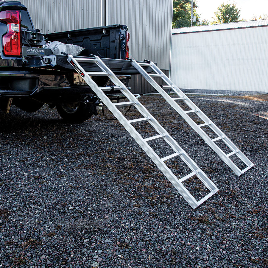 Aluminum Utility Truck Yutrax 70-inch, UTV/ATV Loading Ramps - Pair, 1500lb Capacity