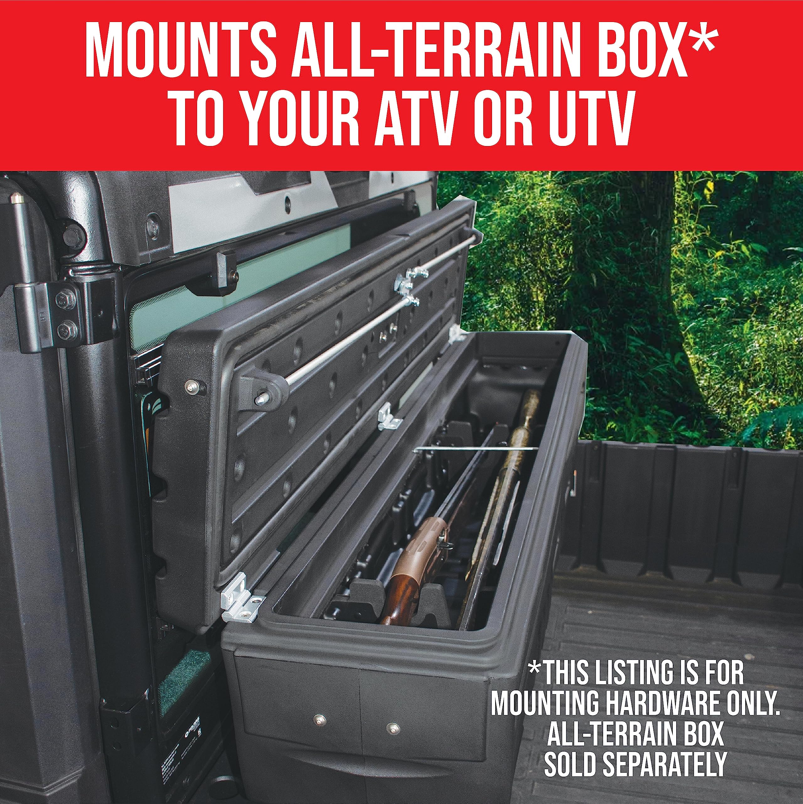 All Terrain DU-HA Storage Case Mounting Kit for Kubota RTV 520 | Mounting Kit Only, Storage Box Sold Separately | Mounts All-Terrain ATV UTV Storage Case | 70824