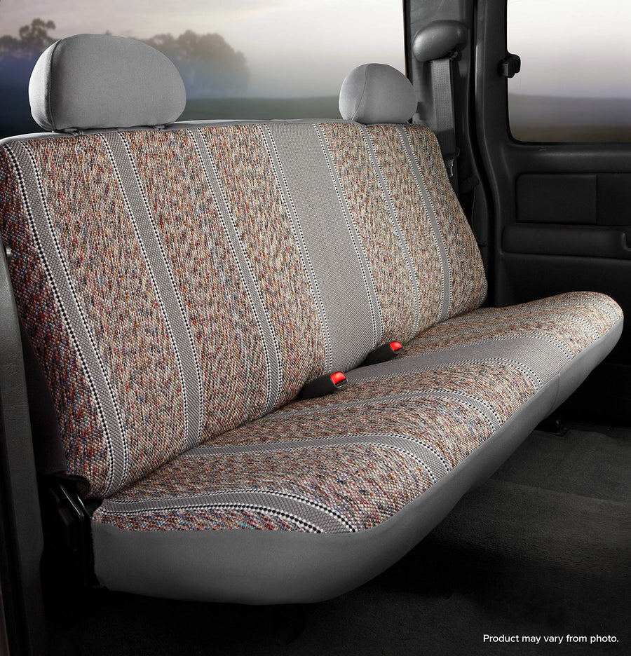 Custom Fit FIA TR42-5 GRAY Rear Seat Cover Bench Seat - Saddle Blanket, (Gray)