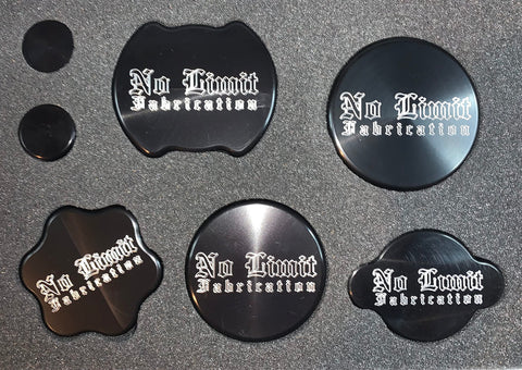 Complete Cap Set No Limit Fabrication for 2020+ Ford Power Stroke, Black