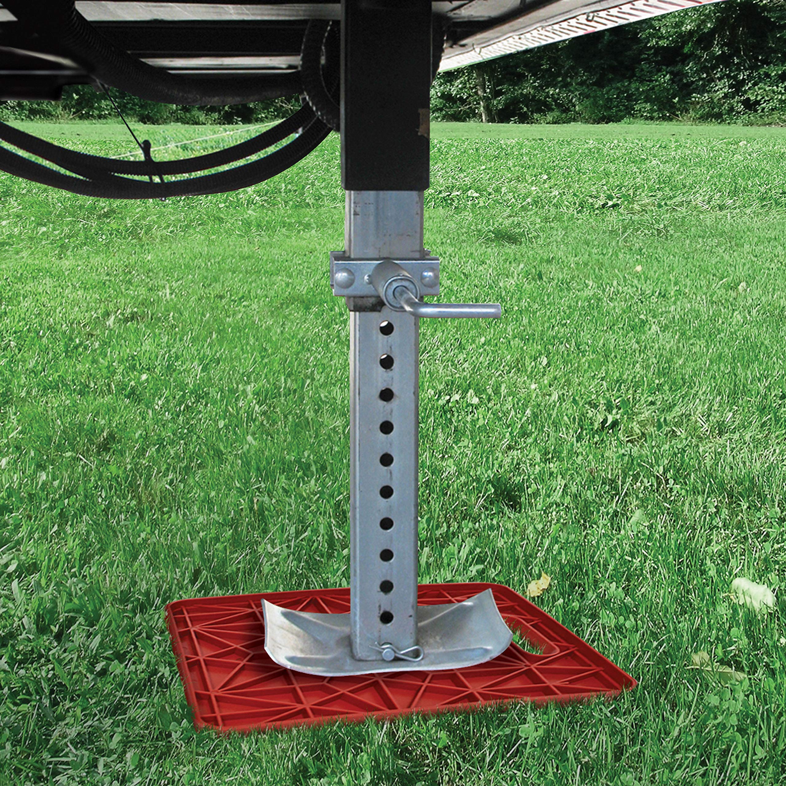 Jack Pads VALTERRA A10-0923 W/Handle Red (4 Pack)