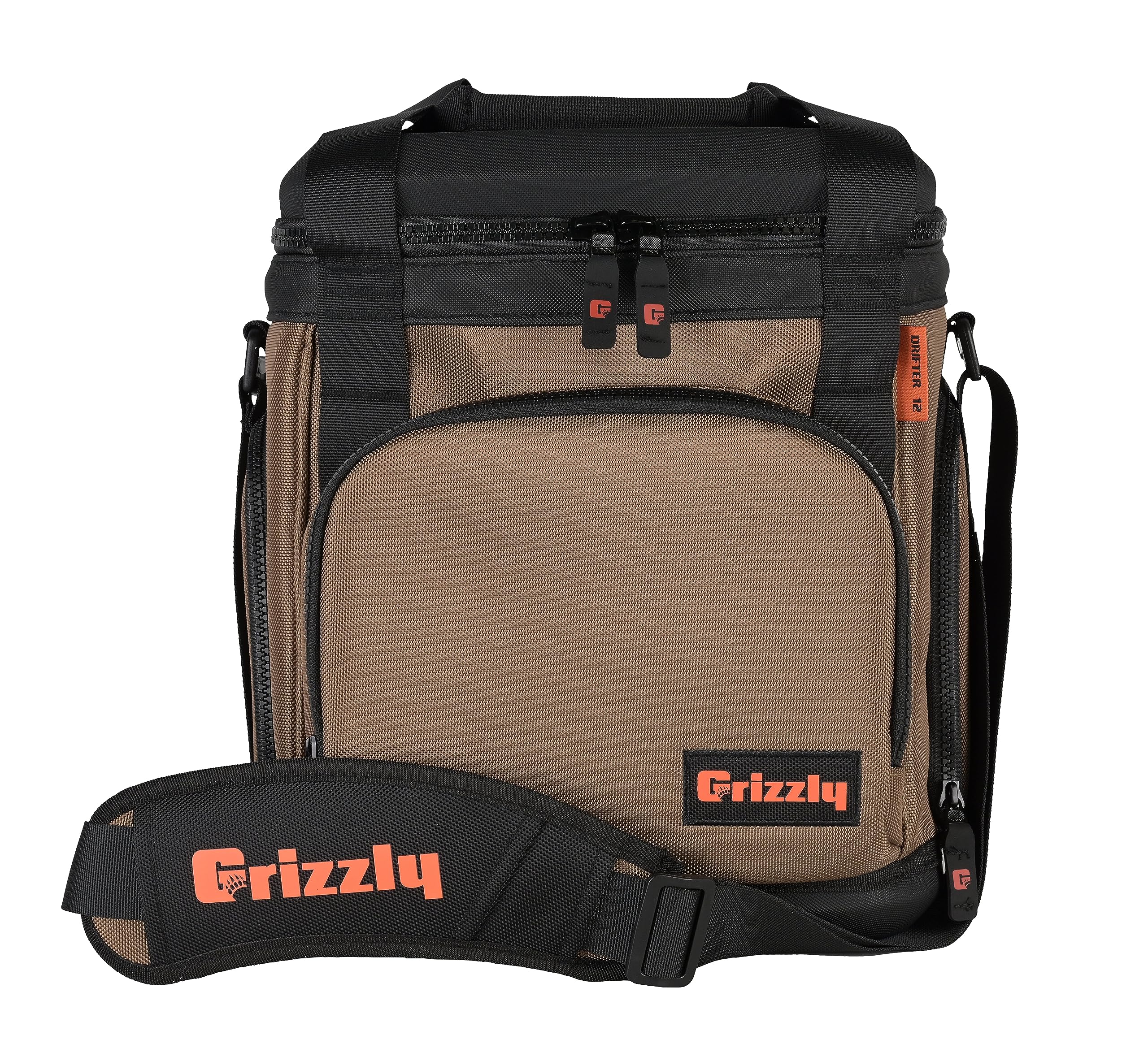 Grizzly Drifter 12 Quart Cooler, Tan, Polyester