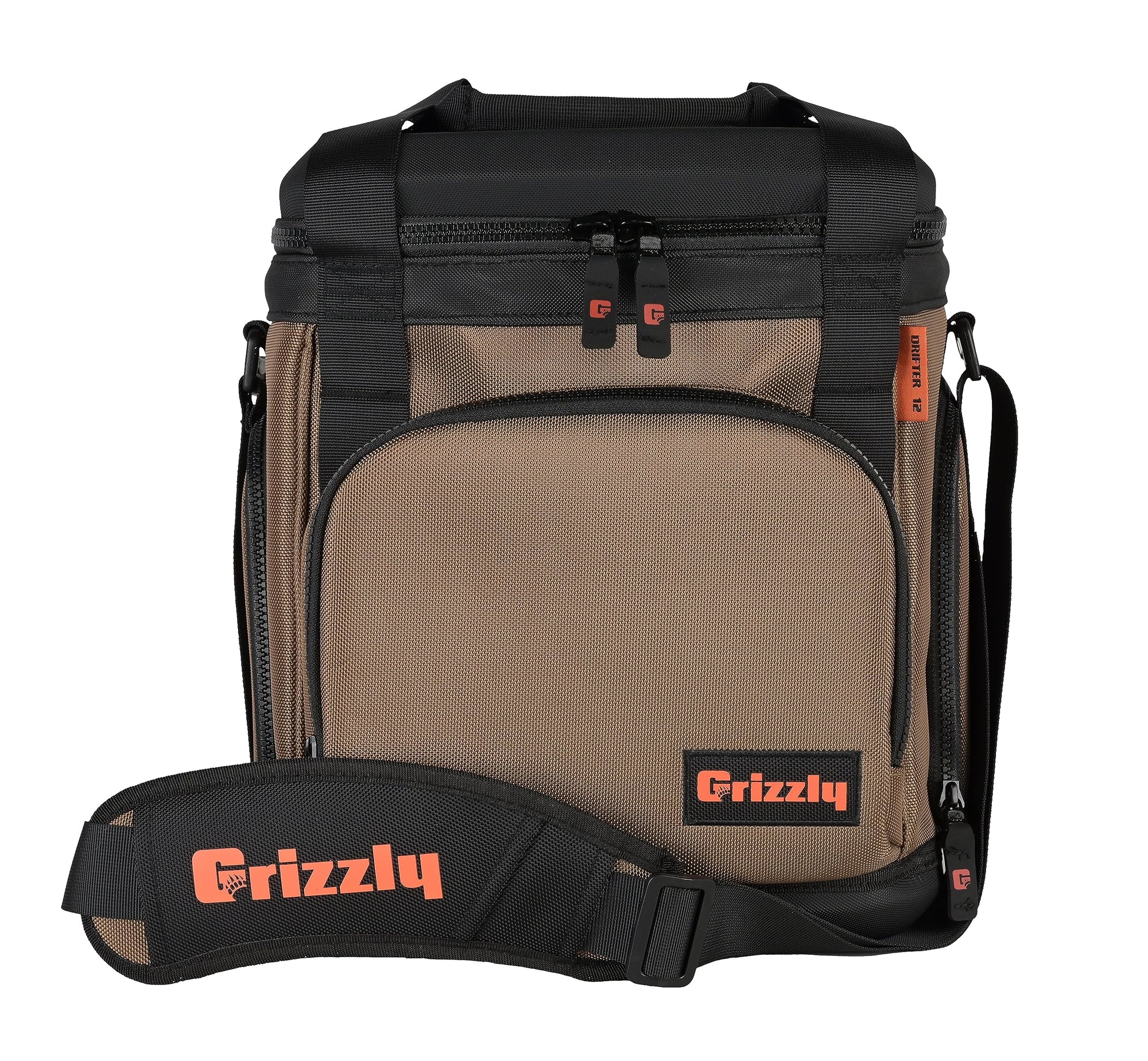 Grizzly Drifter 12 Quart Cooler, Tan, Polyester