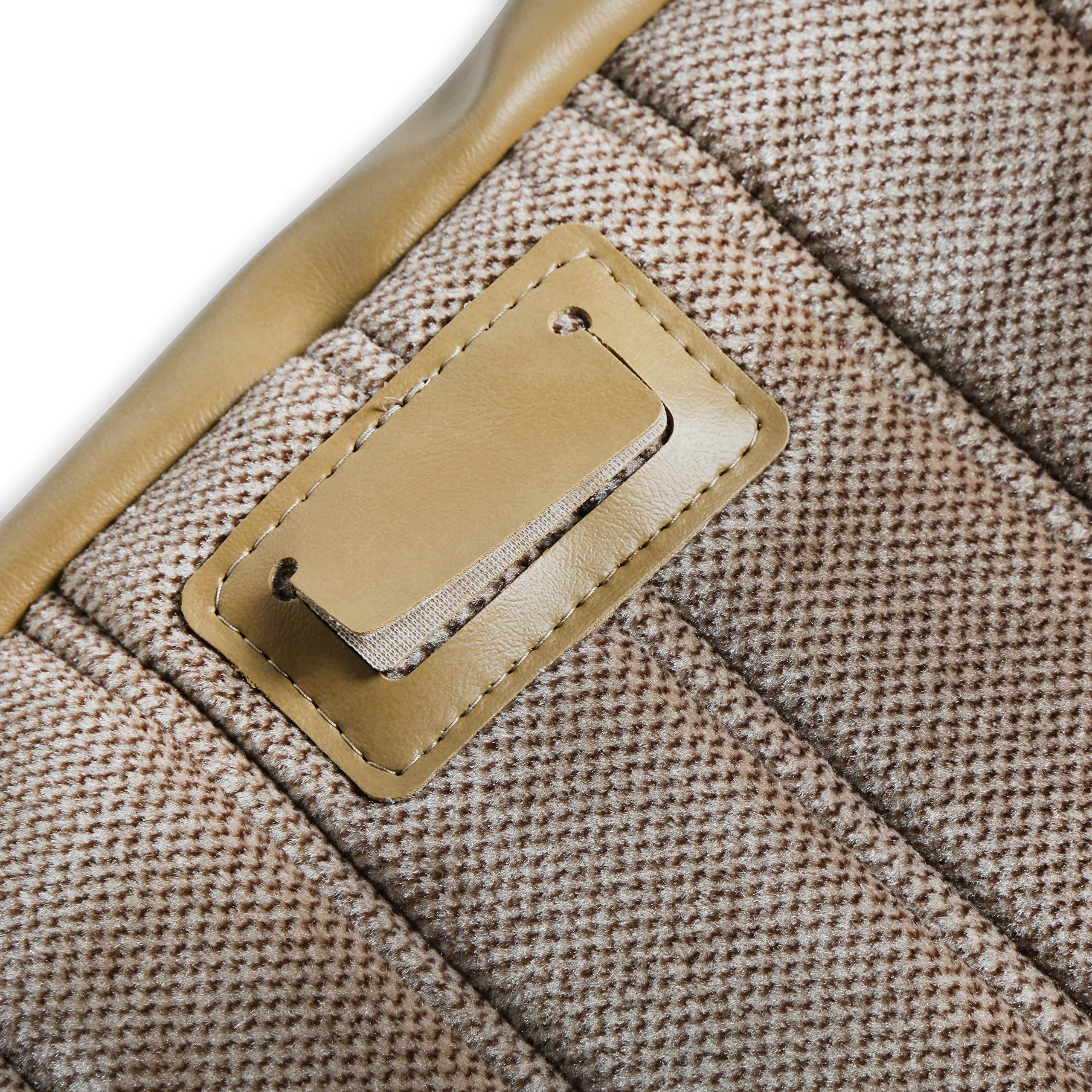 05-298 Brothers Trucks Seat Upholstery Full Pleat Cloth/Vinyl - Tan