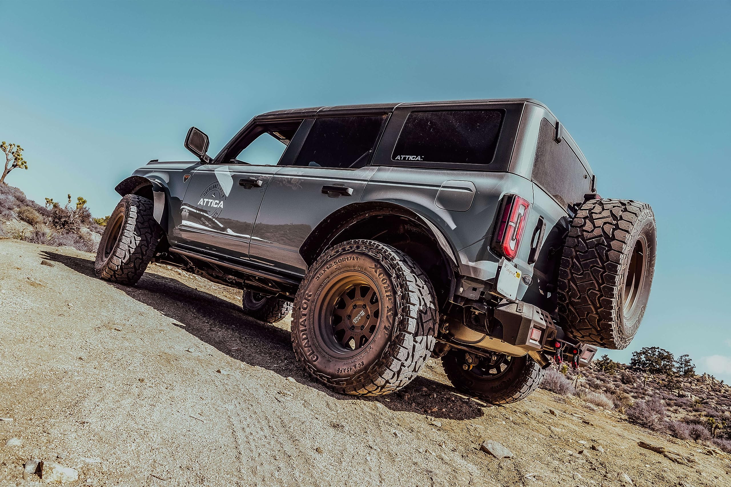 Cobra Tek - Rear Fender Flares Attica4x4 Terra Series | Compatible with Ford Bronco (2021-2023) | Durable Steel | Easy Installation | Off-Road Style and Protection.