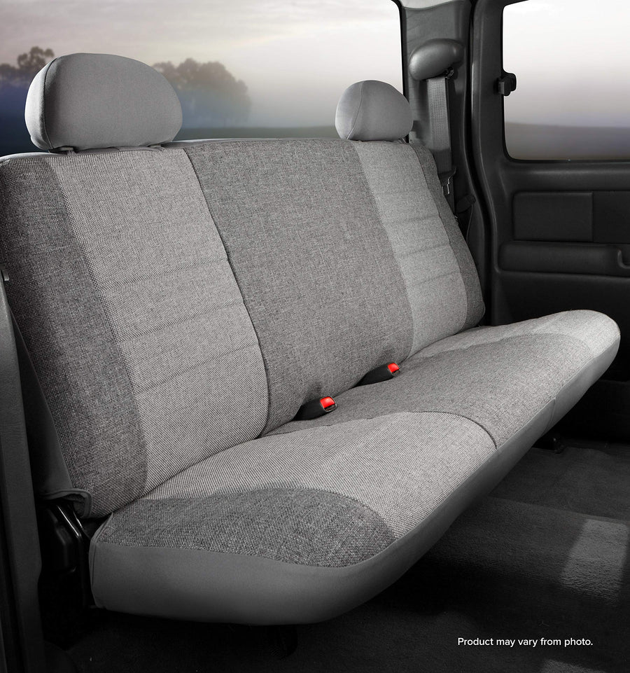 Custom Fit Fia OE37-21 GRAY Front Seat Cover Bench Seat - Tweed, (Gray)