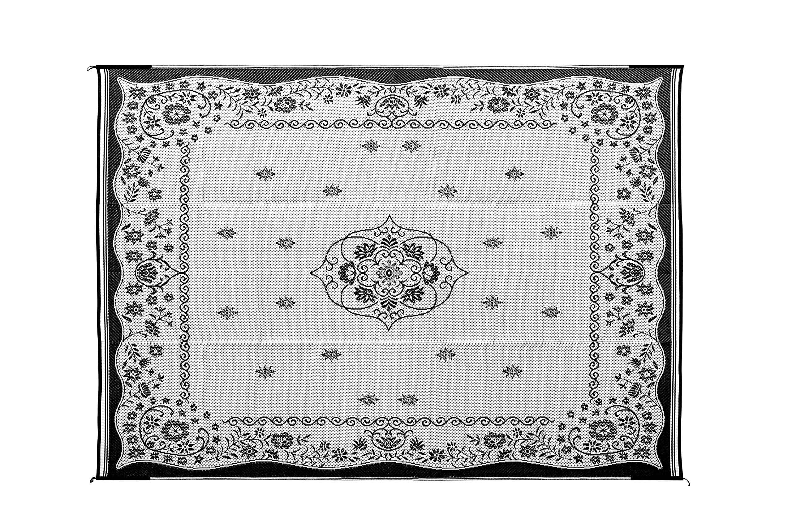 Oriental Awning Camco Leisure Mat-Charcoal 9' X 12'