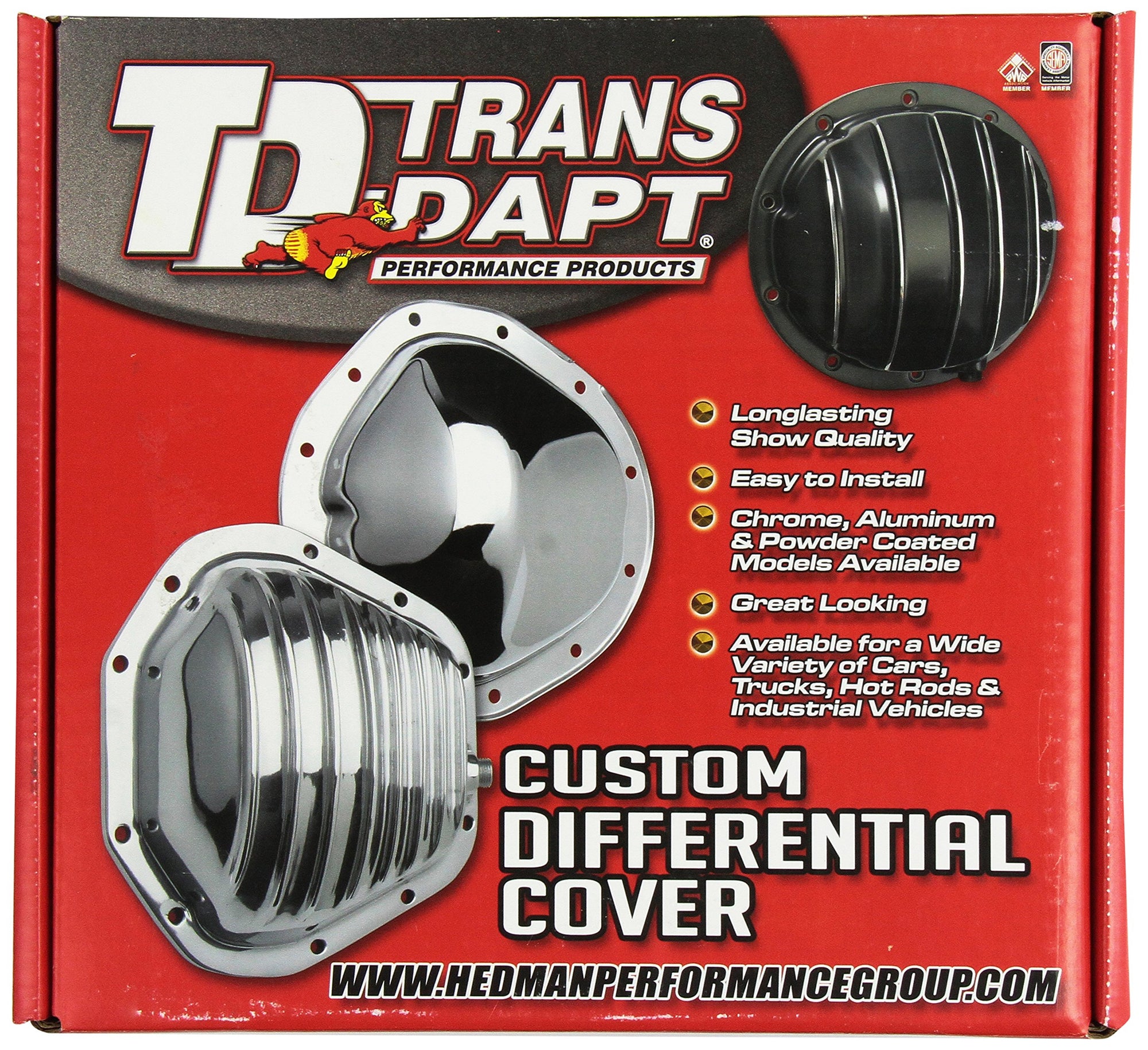 Trans-Dapt 8780 Performance Trans-Dapt Chrome Differential Cover Kit