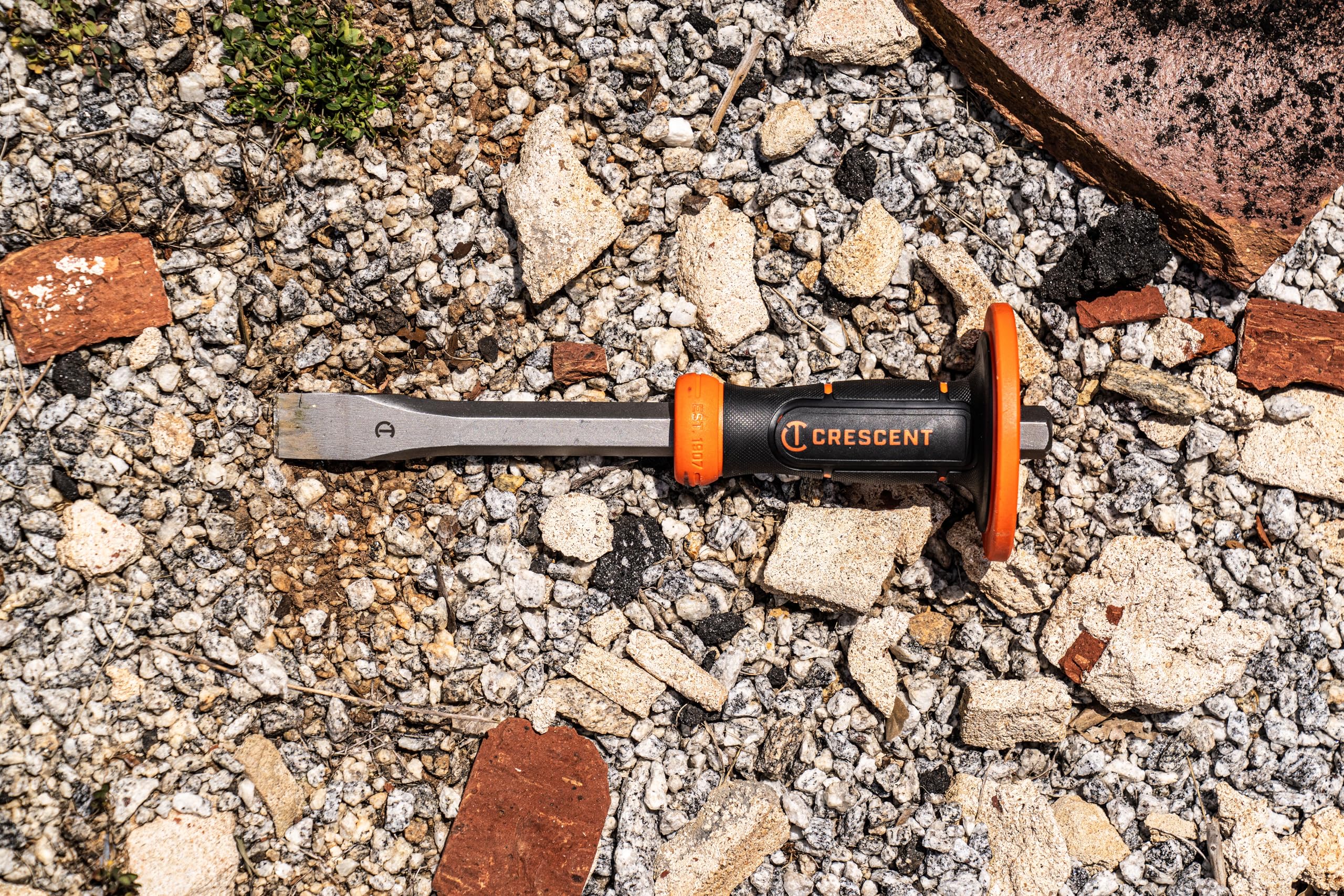 1"x12" Crescent Chisel with Handguard - CC1H12