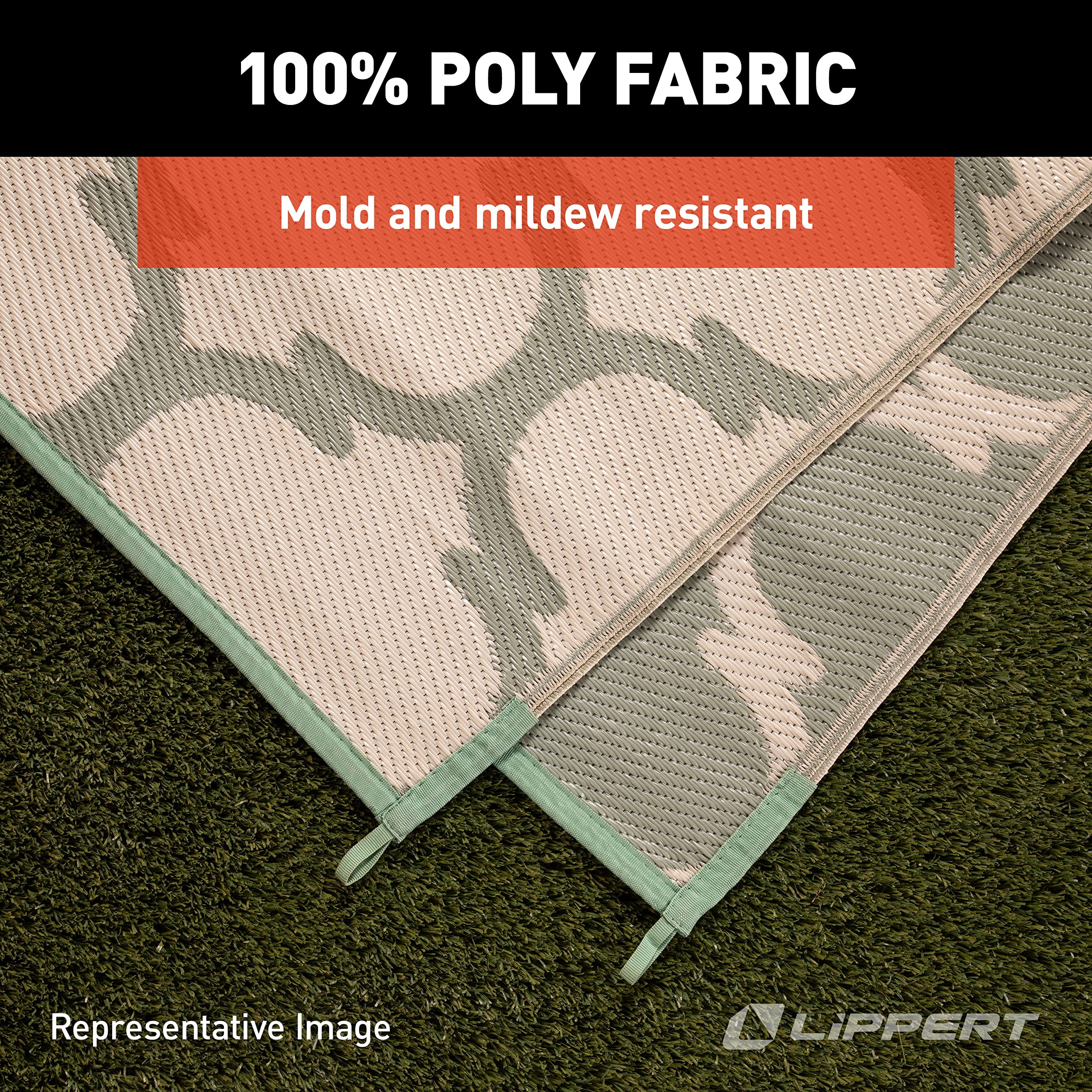 All-Weather Reversible RV Patio Mat