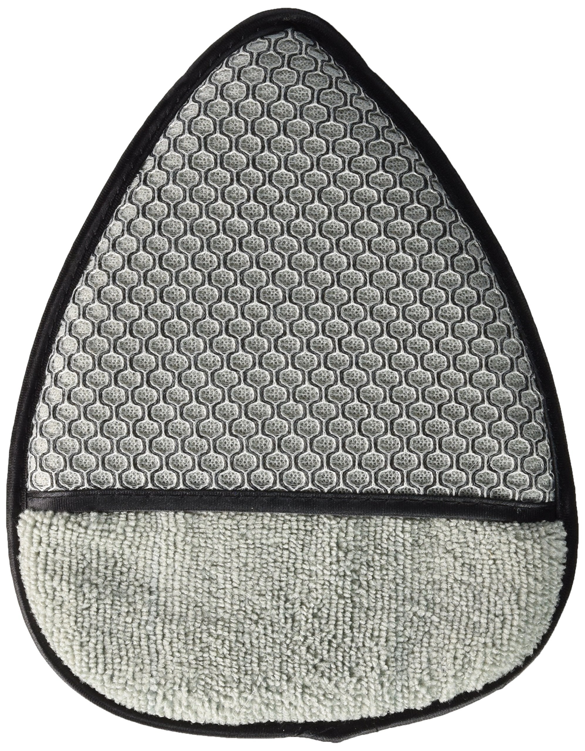2-in-1 Carrand Microfiber Wheel Detailer Wash Mitt, Grey