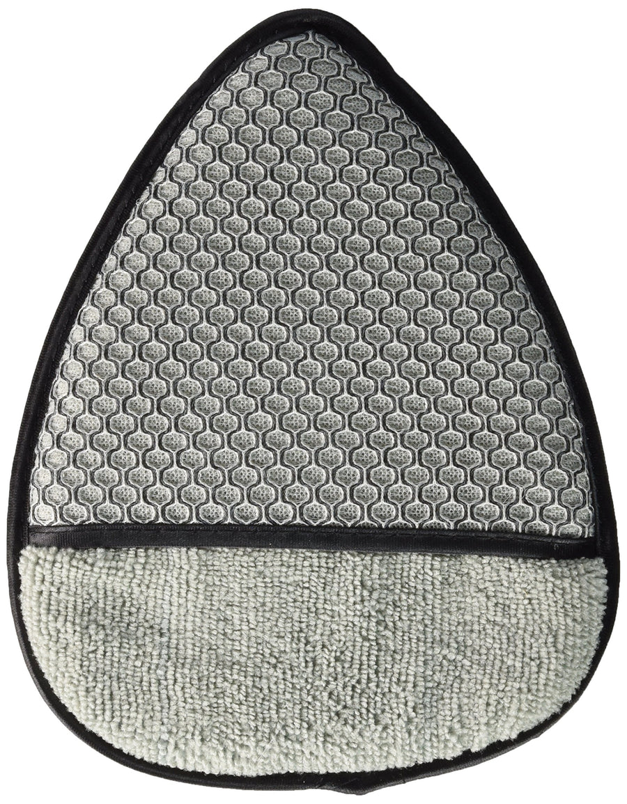 2-in-1 Carrand Microfiber Wheel Detailer Wash Mitt, Grey