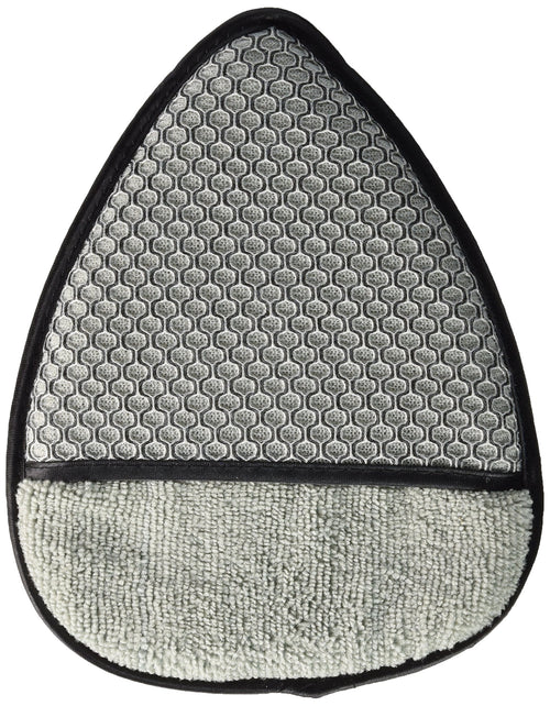 2-in-1 Carrand Microfiber Wheel Detailer Wash Mitt, Grey