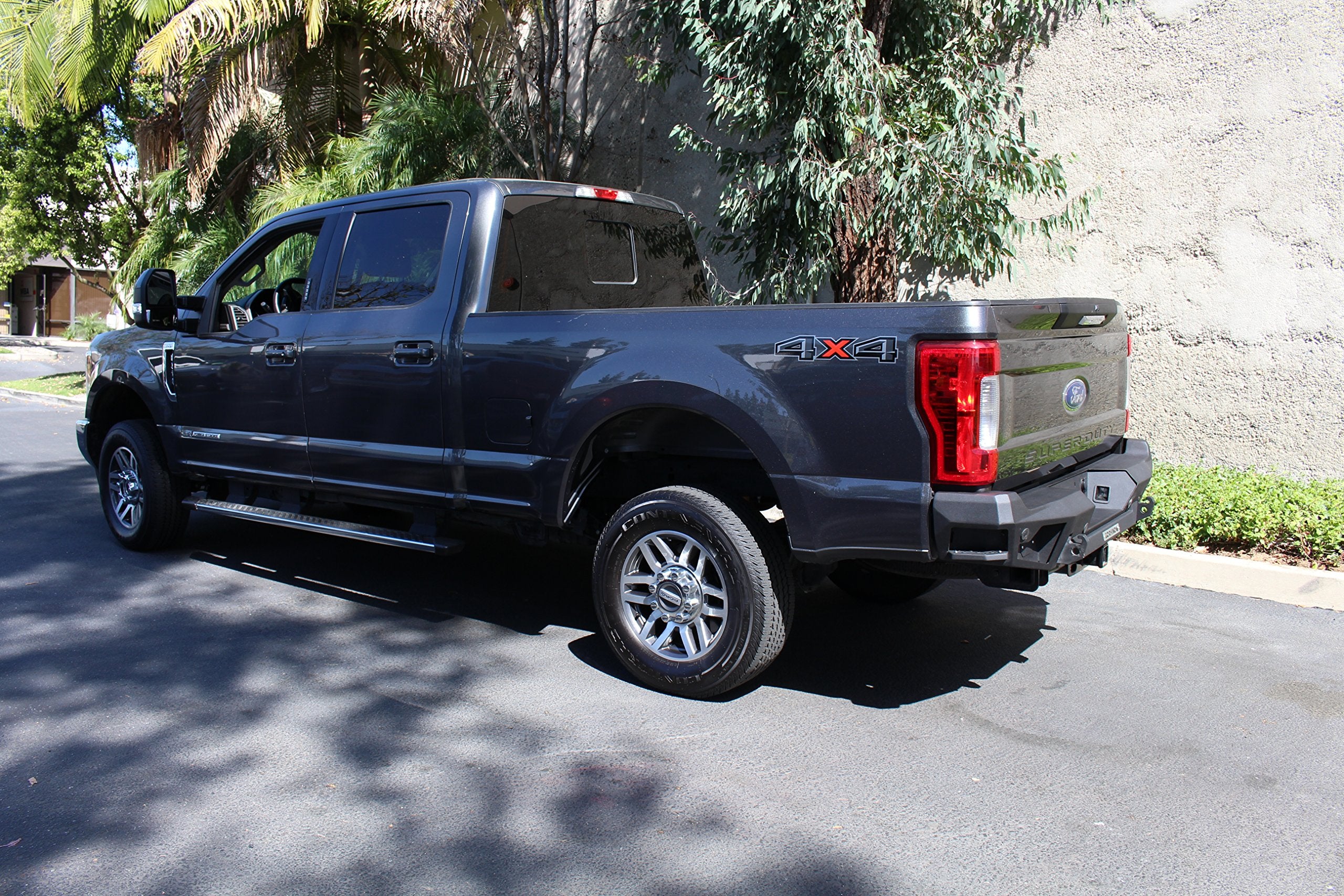 Go Rhino Rear Bumper BR20.5 | Mild Steel, Textured Black | 28373T | Fits 2017 - 2022 Ford F-250, F-350, F-450 Super Duty (Excludes King Ranch and Platinum Editions)