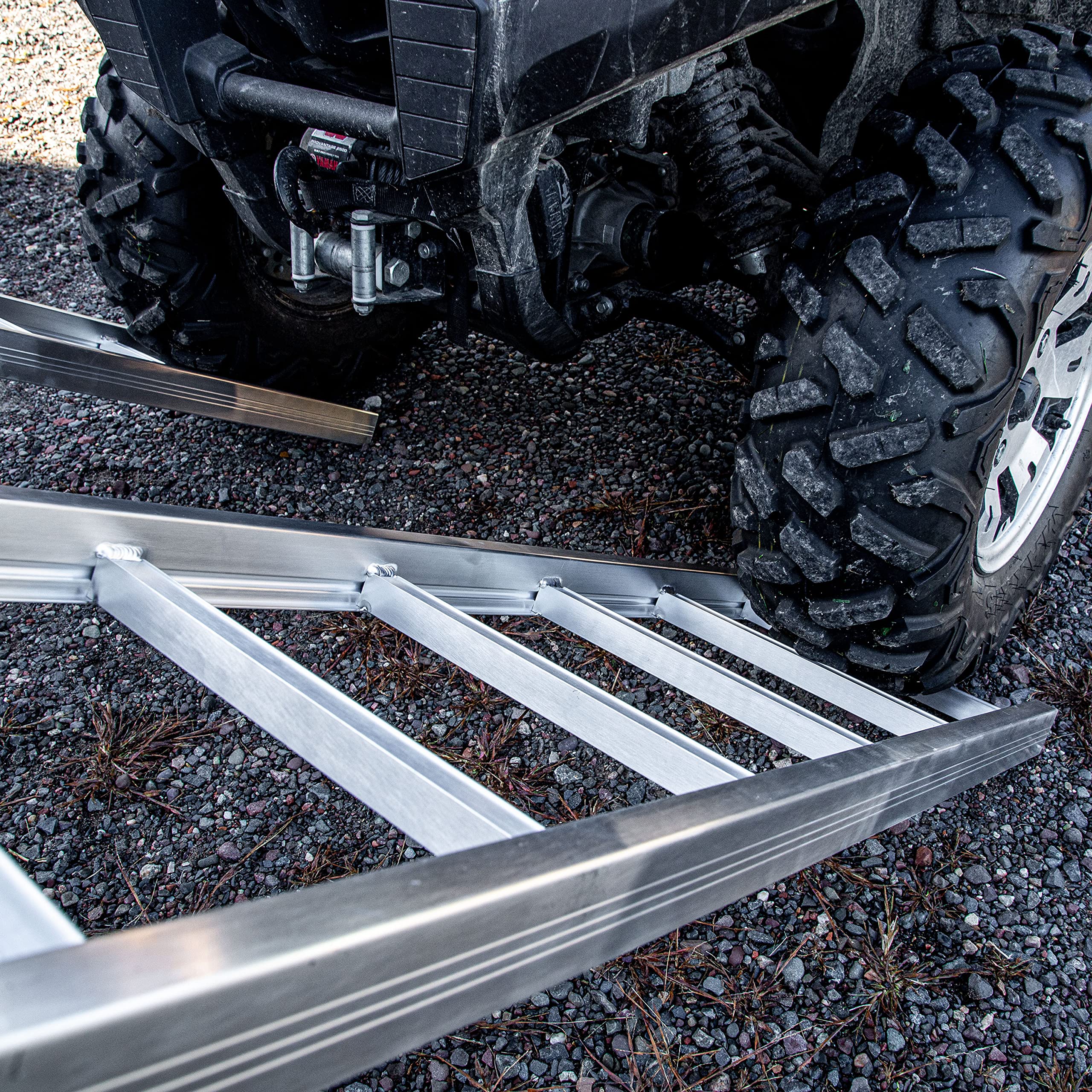 Aluminum Utility Truck Yutrax 70-inch, UTV/ATV Loading Ramps - Pair, 1500lb Capacity