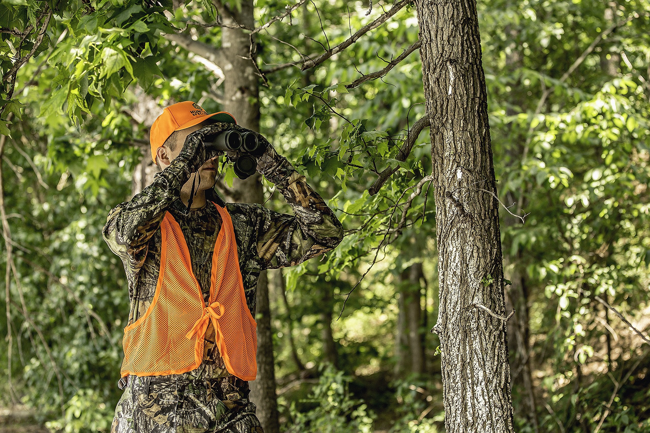 Hunters Specialties Mesh Adult Safety Vest - Blaze Orange High Visibility Breathable Vest for Hunting, One Size Fit All