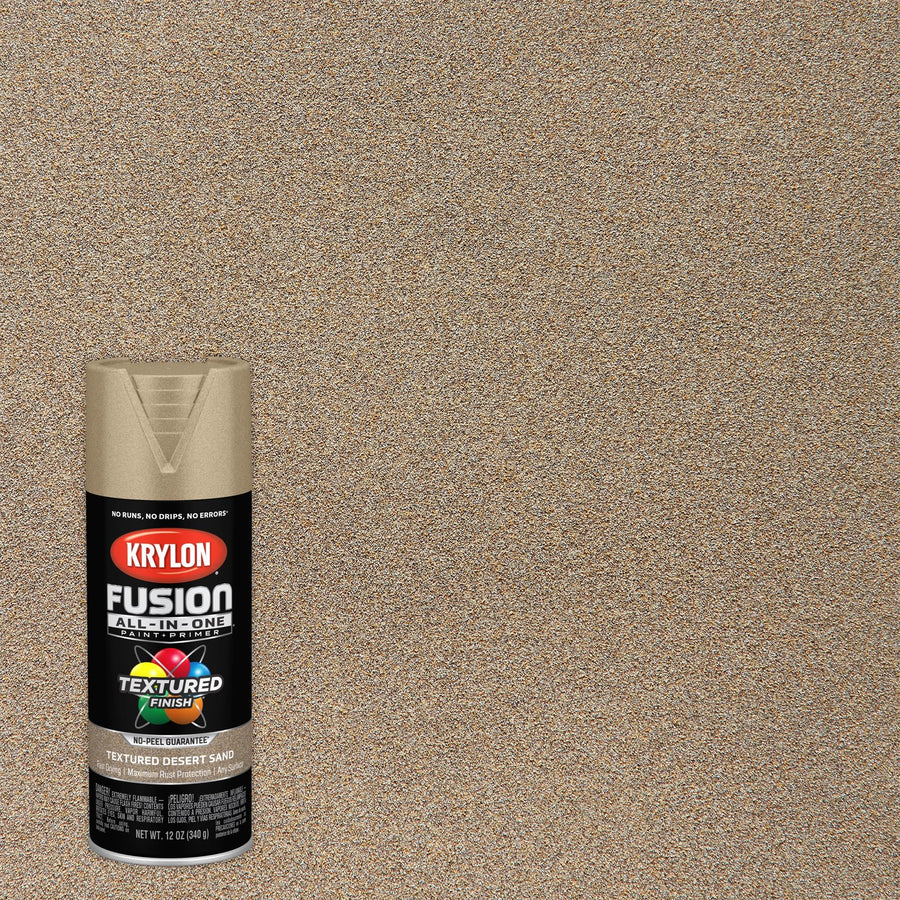 Krylon All-In-One Adhesive Spray Paint for Indoor/Outdoor Use, 12 oz, Desert Sand