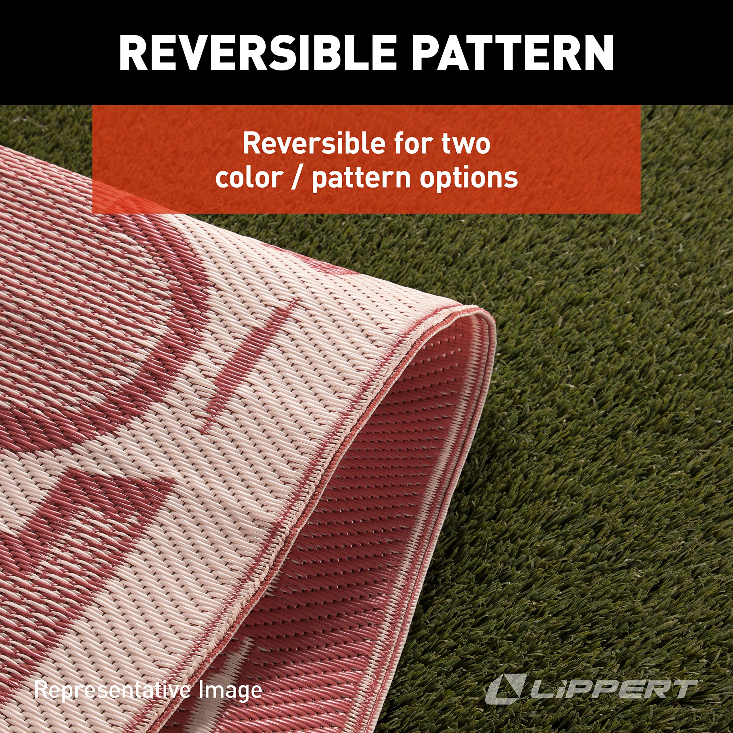 All-Weather Reversible RV Patio Mat