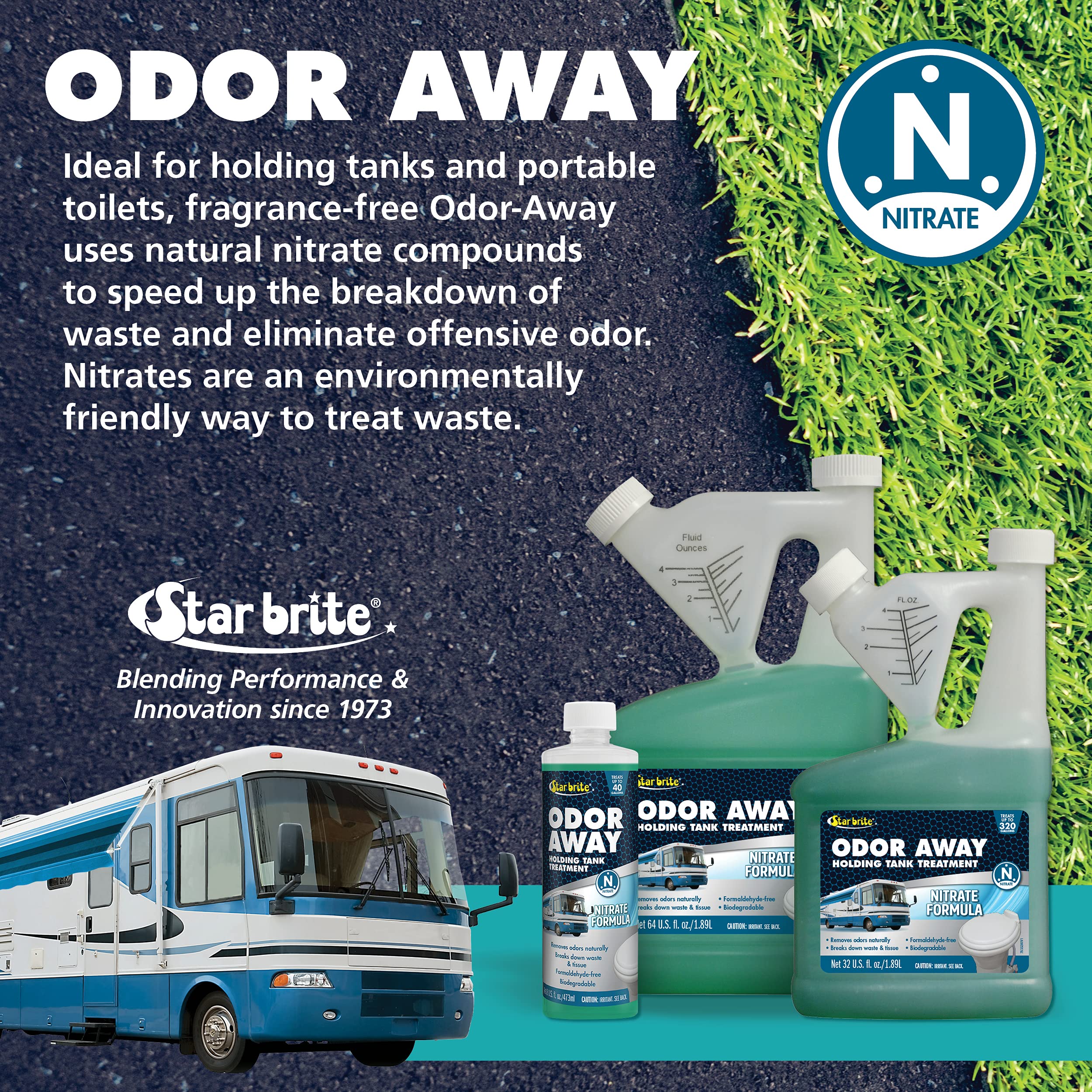 Odor Away STAR BRITE Holding Tank Treatment - 64 OZ (076364)