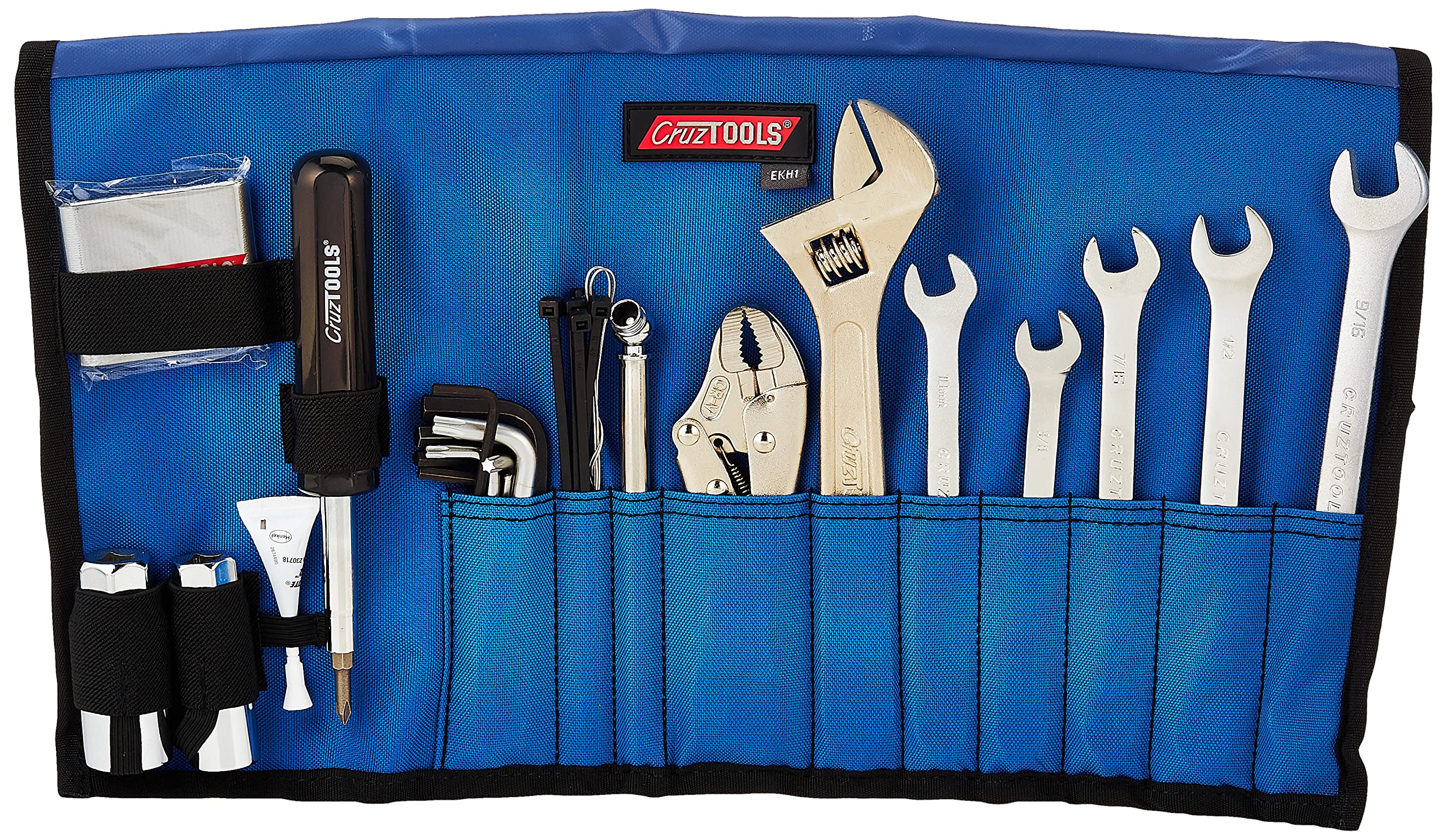 CruzTOOLS EconoKIT H1 Tool Kit for Motorcycles Harley-Davidson, black
