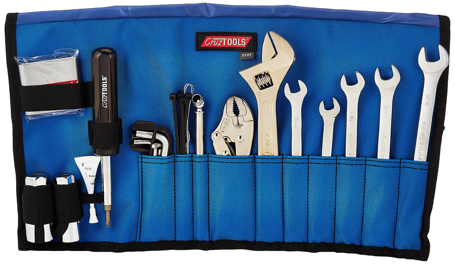 CruzTOOLS EconoKIT H1 Tool Kit for Motorcycles Harley-Davidson, black