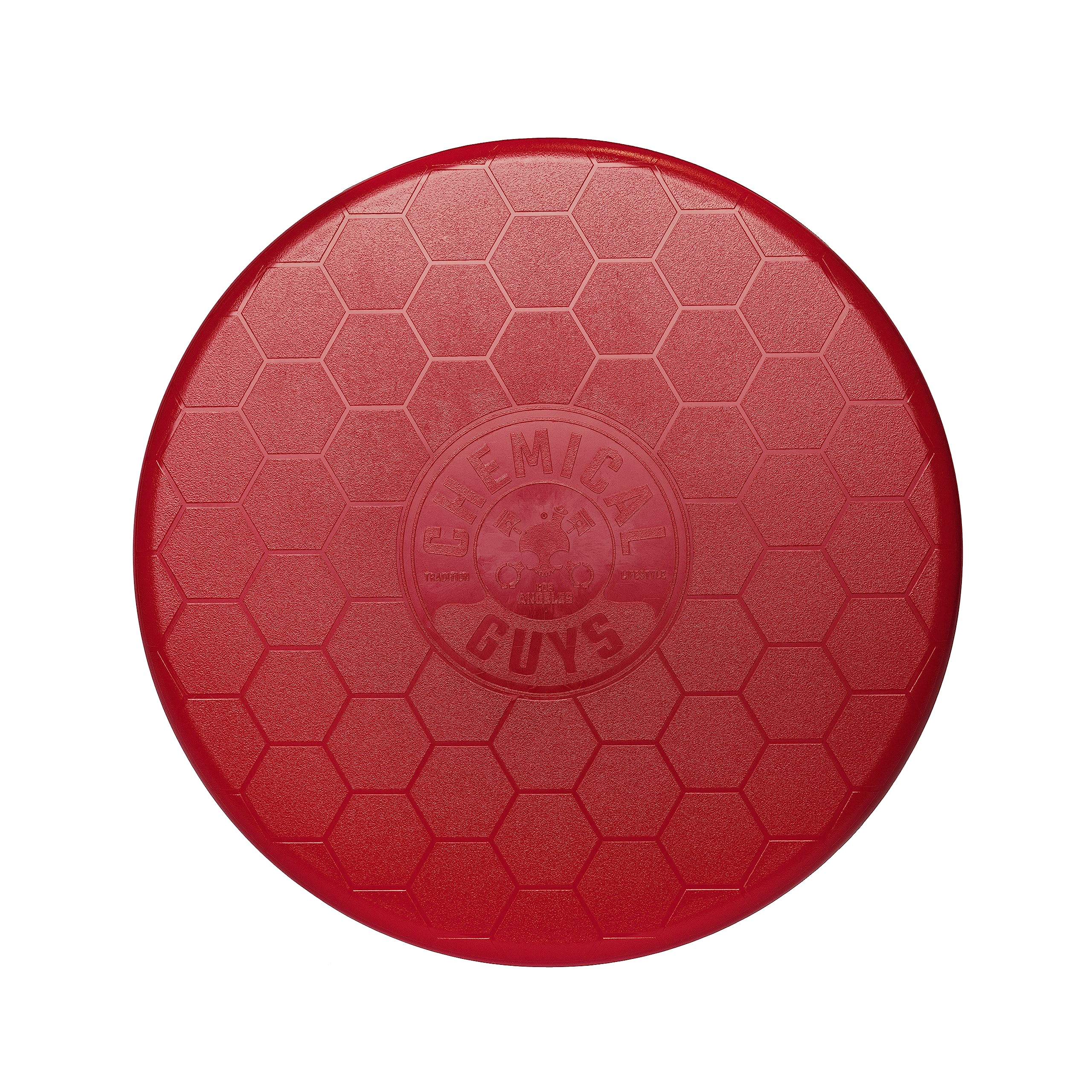 Chemical Guys Car Wash Bucket Lid IAI518, Red (Can Be Used as Seat, Storage, Etc) - Fits Chemical Guys Bucket & Other Standard Buckets; Bucket Not Included