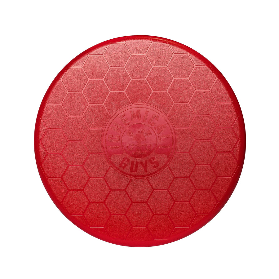 Chemical Guys Car Wash Bucket Lid IAI518, Red (Can Be Used as Seat, Storage, Etc) - Fits Chemical Guys Bucket & Other Standard Buckets; Bucket Not Included