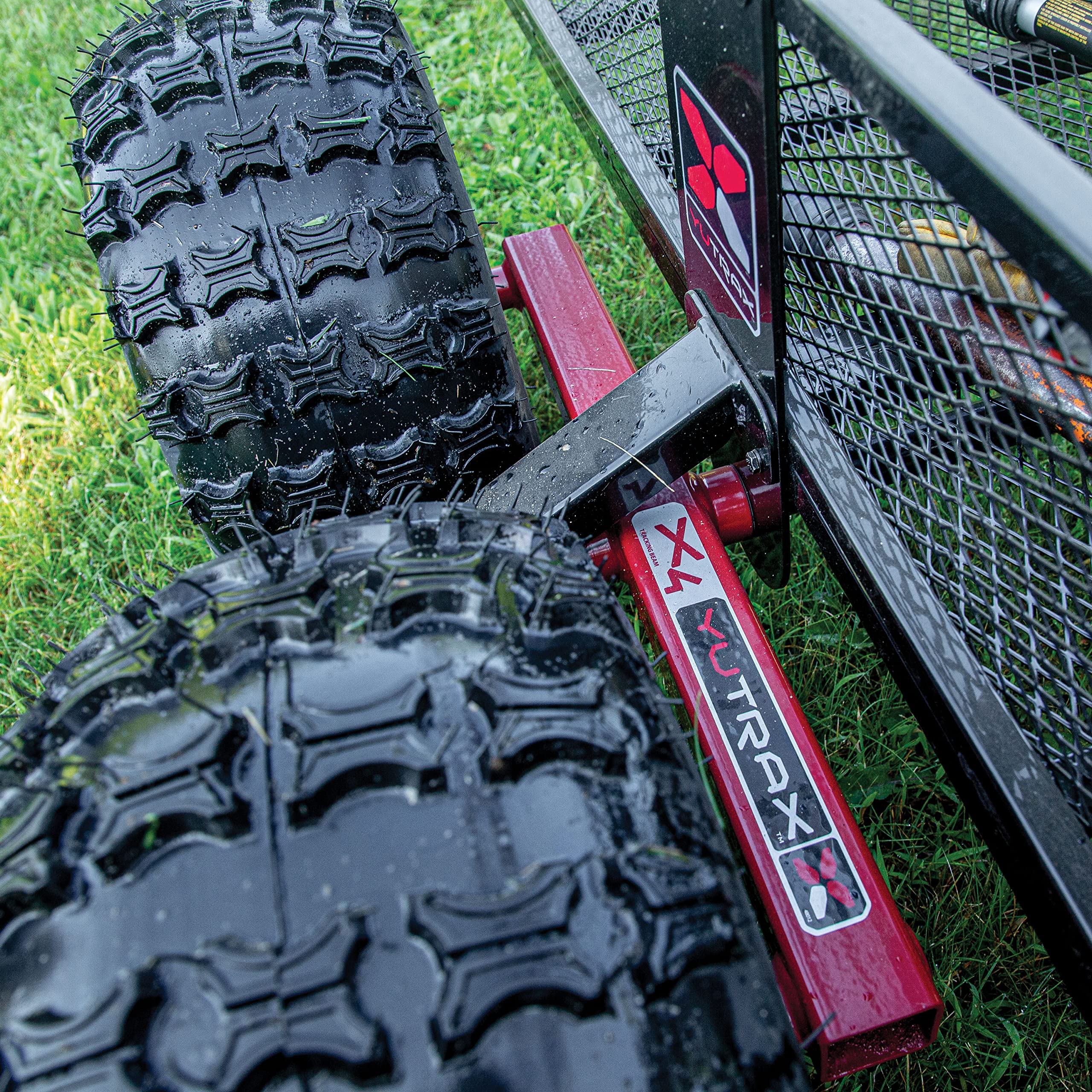 Yutrax X4 Trail Warrior Heavy Duty UTV/ATV Trailer - For Off-Road Use - 1,250 lb. Capacity, TX159