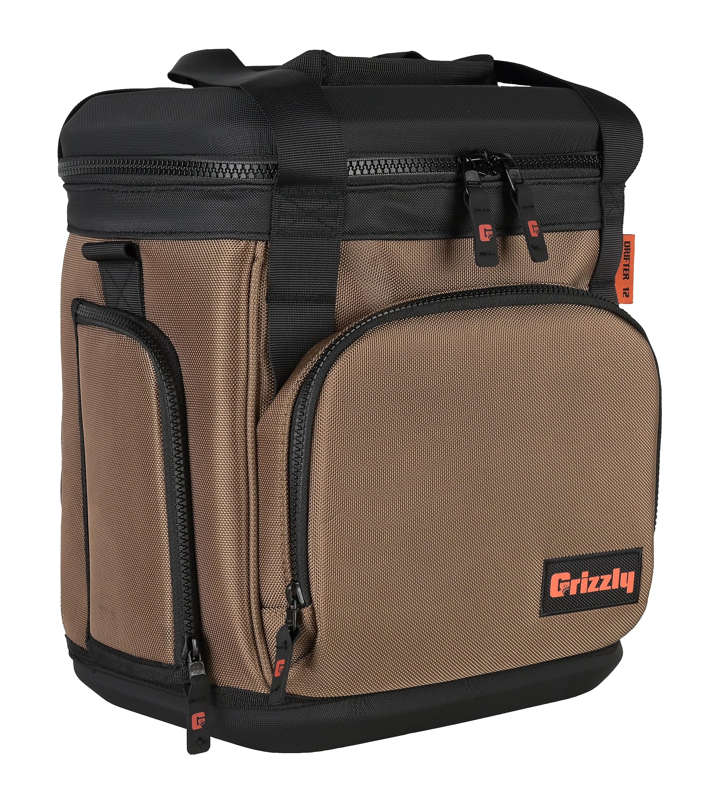 Grizzly Drifter 12 Quart Cooler, Tan, Polyester