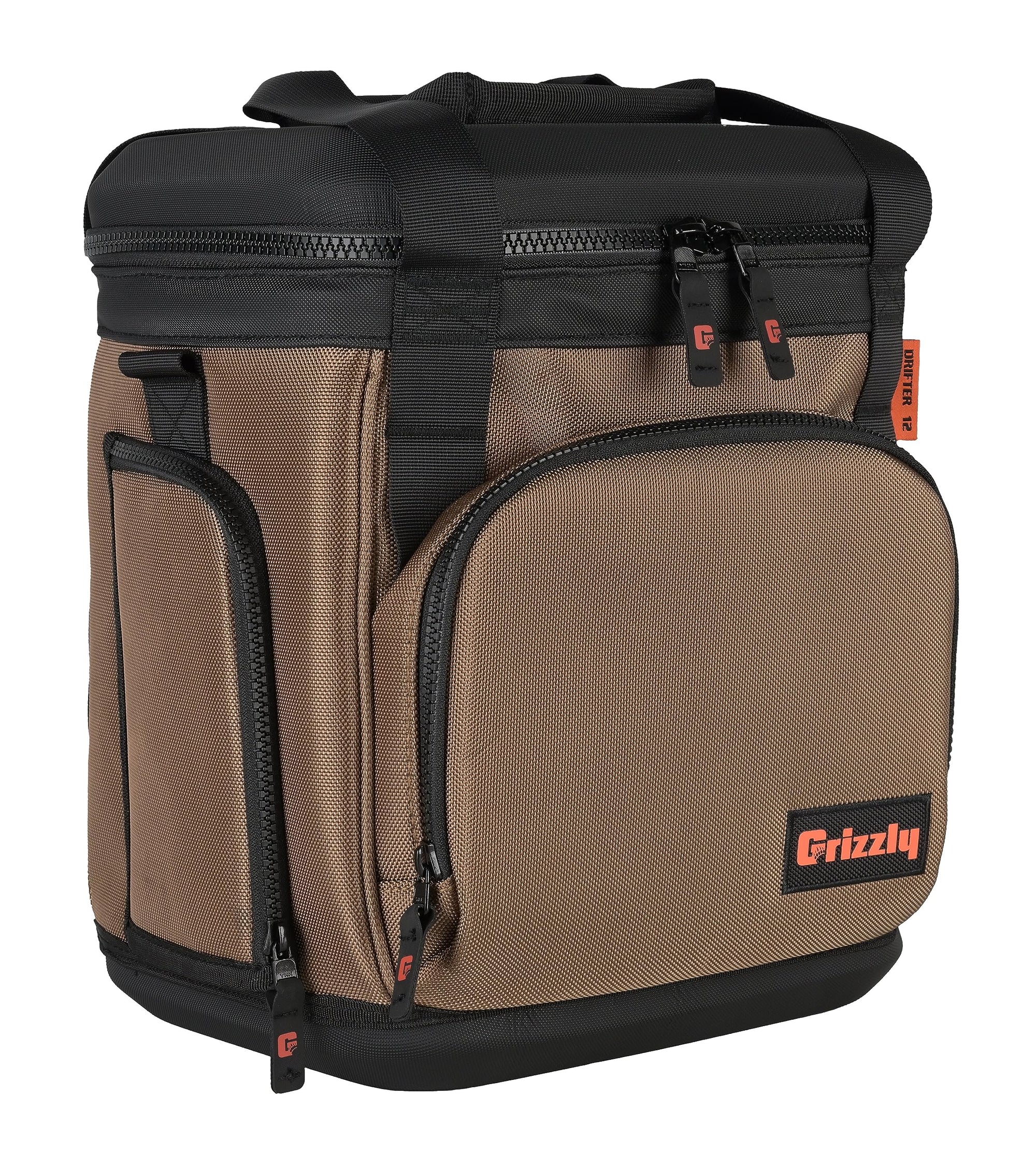 Grizzly Drifter 12 Quart Cooler, Tan, Polyester