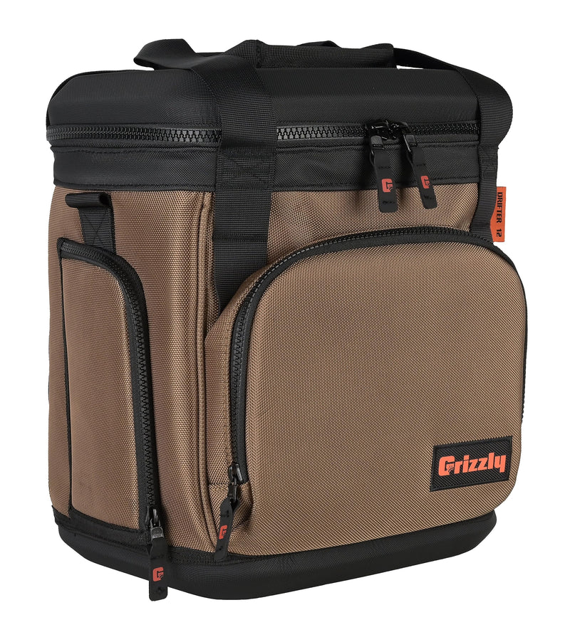 Grizzly Drifter 12 Quart Cooler, Tan, Polyester