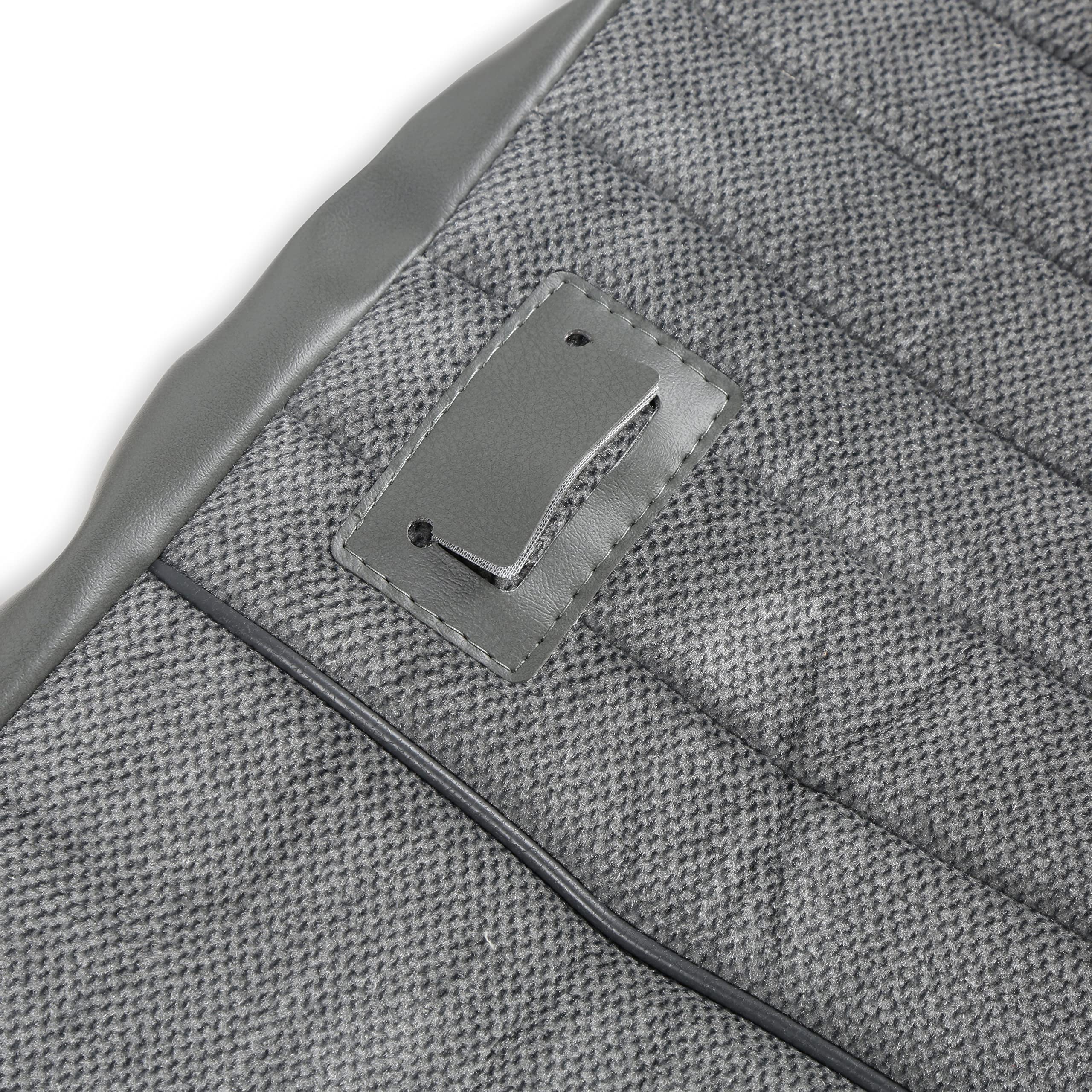05-324 Brothers Trucks Deluxe Pleat Seat Upholstery Cloth/Vinyl - Grey/Charcoal