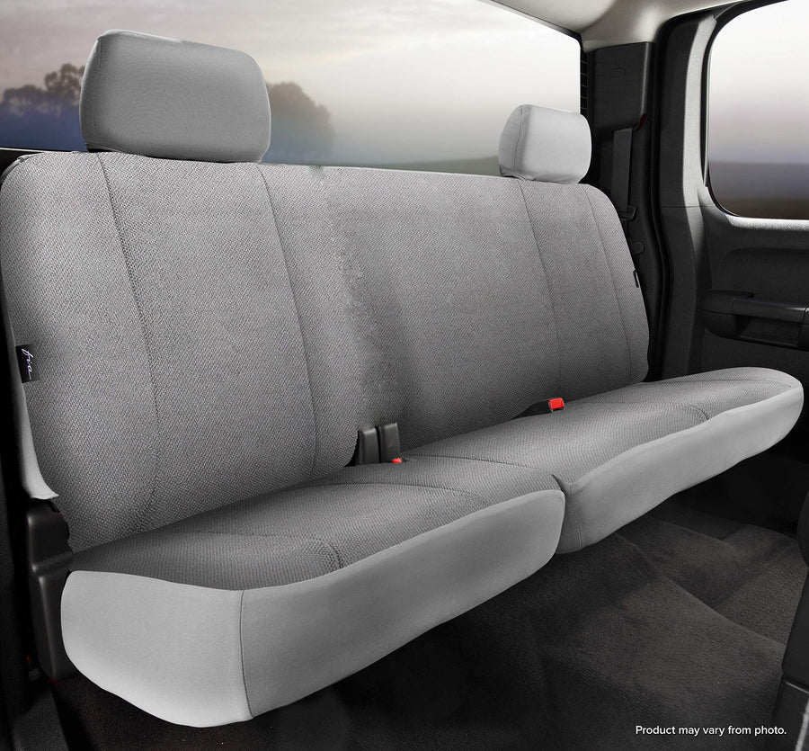Gray Fia TRS42-67 Custom Fit Rear Seat Cover Split Cushion 60/40 - Saddle Blanket (Solid Gray)