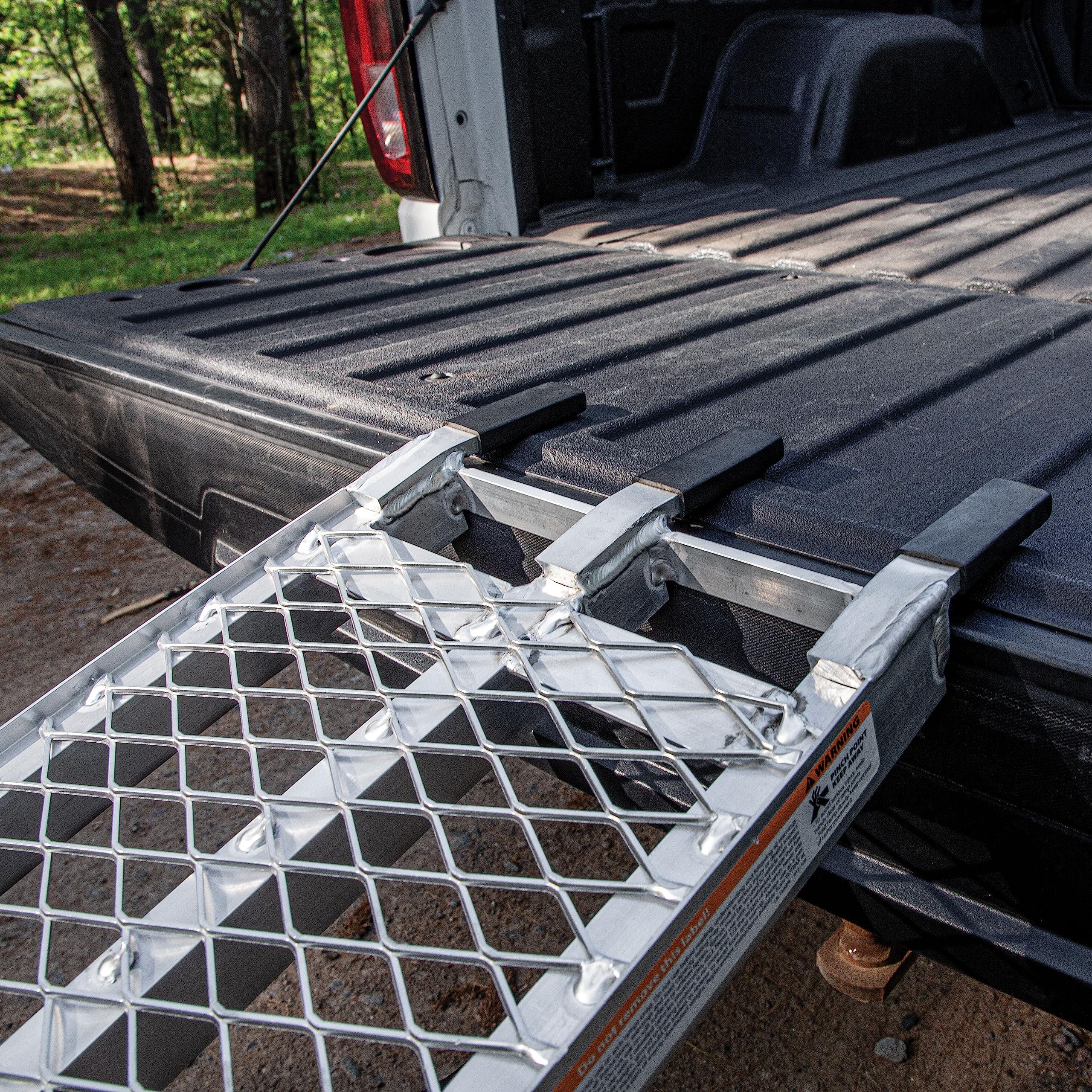 Yutrax XL Single Folding Aluminum Truck, UTV/ATV, Motorcycle Loading Arch Ramp, 750lb Capacity