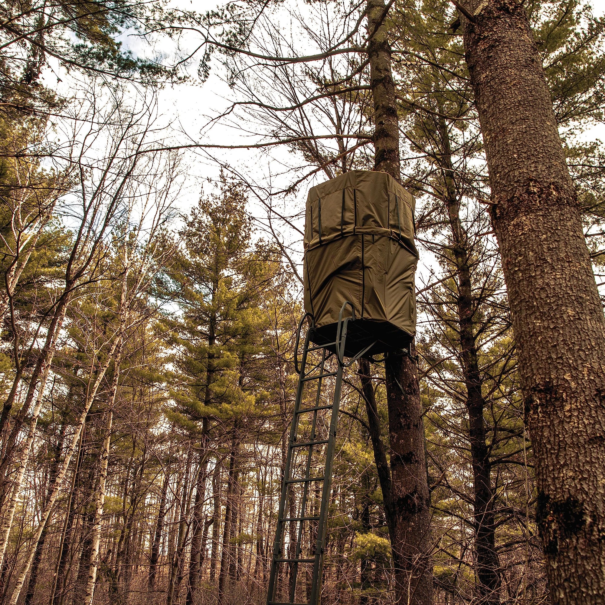 Lockdown™ 360 Roof Kit, Rivers Edge® Ladder Stand Concealment, Durable, Solution-Dyed, Fade Resistant, Easy Attachment, for Use with Lockdown™ Ladder Stands, LD703